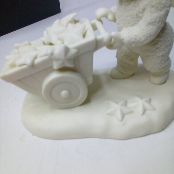 Department 56 Snowbabies There's Another One Figurine Christmas Wheelbarrow - Picture 4 of 13